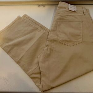 Banana Republic Barrel Ankle Mid-Rise Womens Jeans size 12 waist 31 Khaki